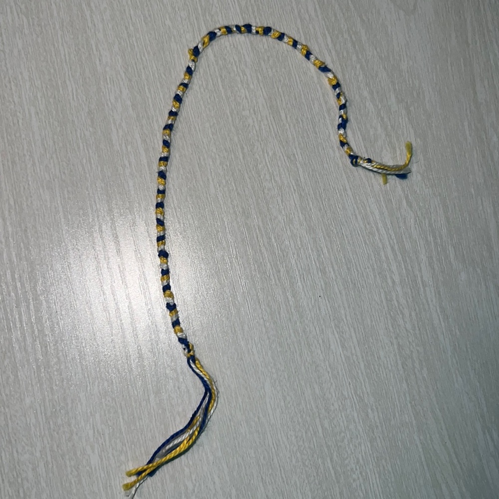 Homemade bracelet or anklet 9 inches in length
